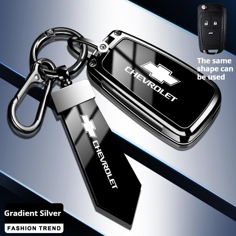 BODCA1 Zinc Alloy Car Key Case Cover Fit For Chevrolet Trailblazer Blazer Chevy Malibu Camaro Cruze Traverse Sonic Volt Car Accessories