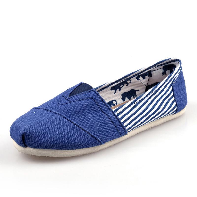 Spring/Summer Linen Slip-On Loafers - Hard Sole Casual Shoes