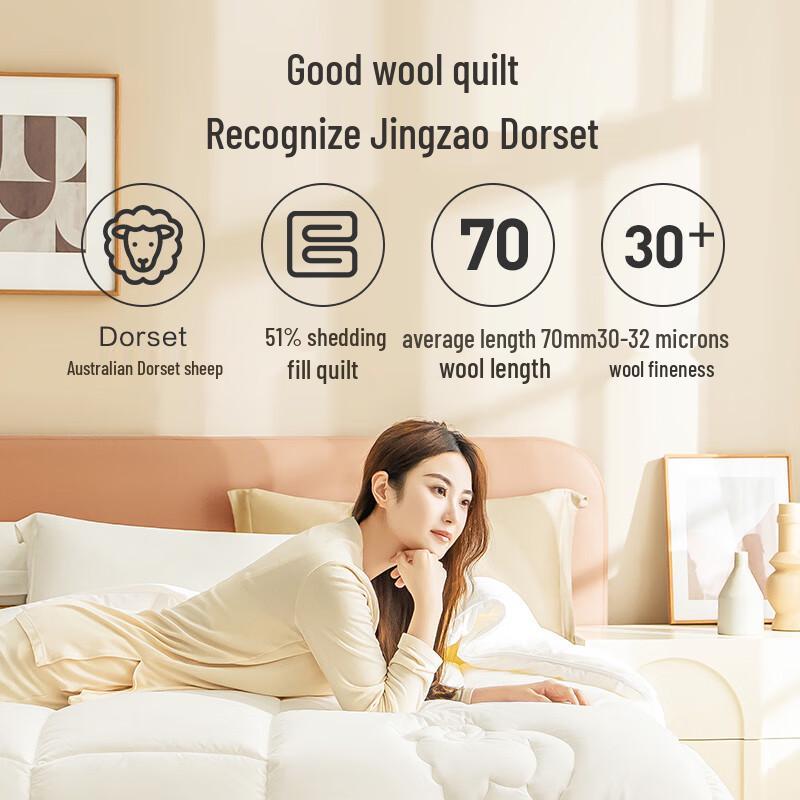 Jingdong Jingzao Dorset Australische Wolldecke
