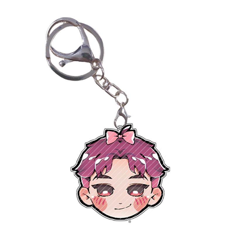 Acrylic Keychain KPop Demon Hunters Rumi Mira Zoey Jinu Baby Saja Celine Bobby Cartoon Anime Characters Gift Pendant Decoration