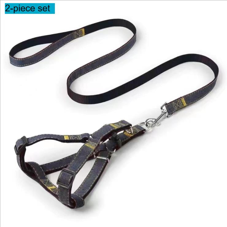 Dog Leash Dog Collar Large Small Chain Teddy Golden Retriever Walking Dog Rope Pet Supplies