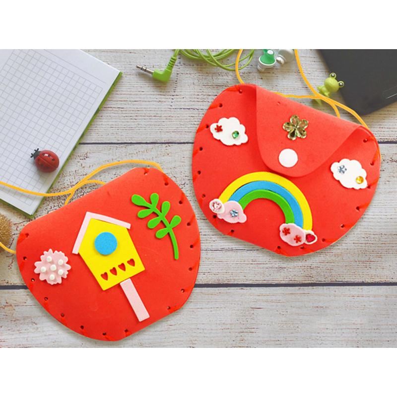 1/5pcs Felt Wallet Handmade Material Package EVA Adhesive Creative Sewing Pasting Household Handicrafts DIY Production TMZ