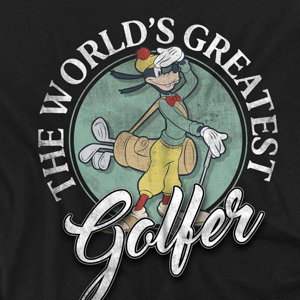 Mickey & Friends Mens The WorldÂ´s Greatest Golfer Goofy Long-Sleeved T-Shirt