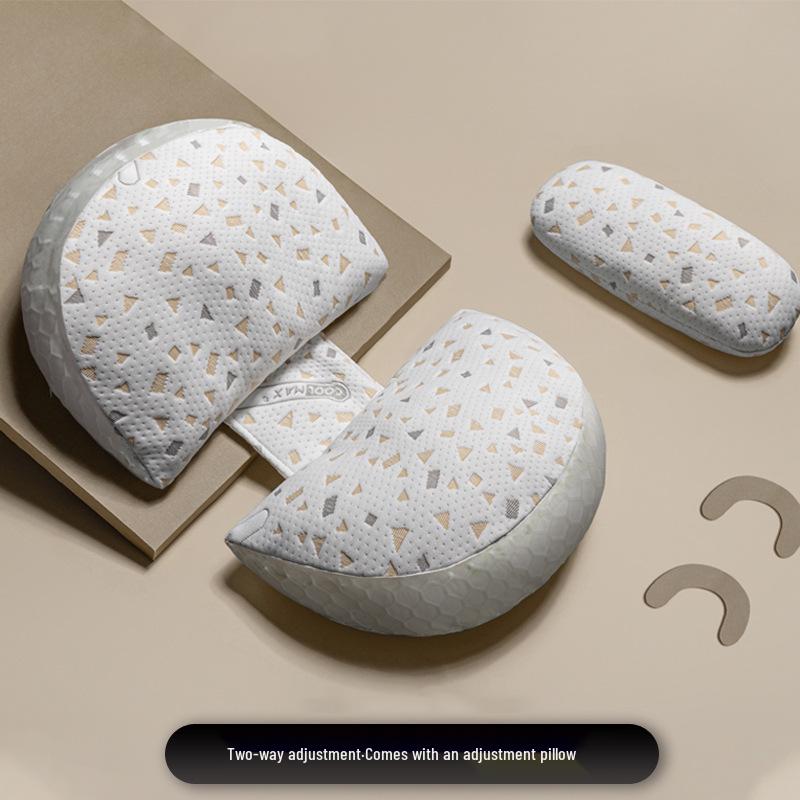 SnoozeShade U-Shape Pregnancy Pillow: Lumbar & Belly Support for Side Sleepers