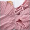 RANGEL Pajamas for Men and Japanese Style Yukata Breathable Relaxed After Plain Size L ASHE Women, Loungewear, Sleepwear, Jinbei,