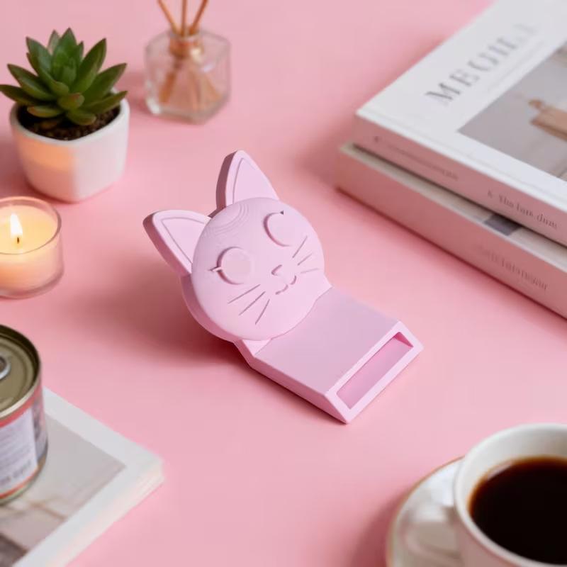 Cat Shape Can Opener for Pets Manual Ring Pull Opener Portable Design for Home Kitchen Pet Food Cans
