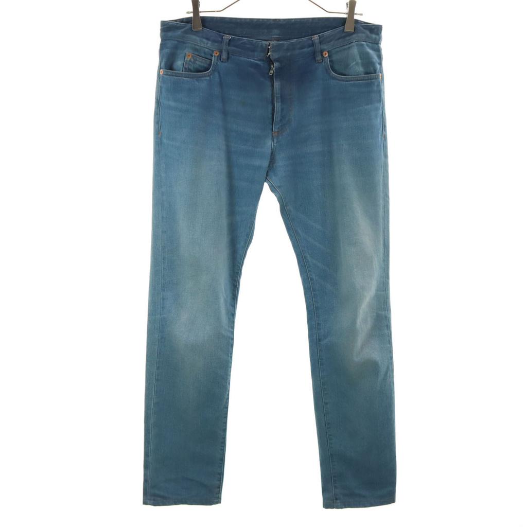 Maison Martin Margiela Made In Italy Slim Denim Pants 48 Wash Blue Jeans Men's Used