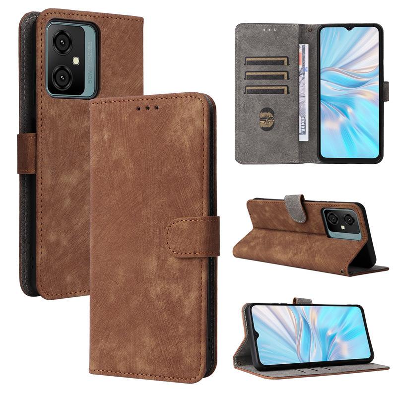 Flip-Cover für Blackview Oscal C70, PU-Leder-Telefonhülle, Rundumschutz, stoßfest mit [RFID-Blockierung]