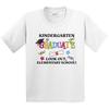 Inktastic Diploma di Scuola Materna Attenzione, Scuola Elementare! T-shirt per ragazzi