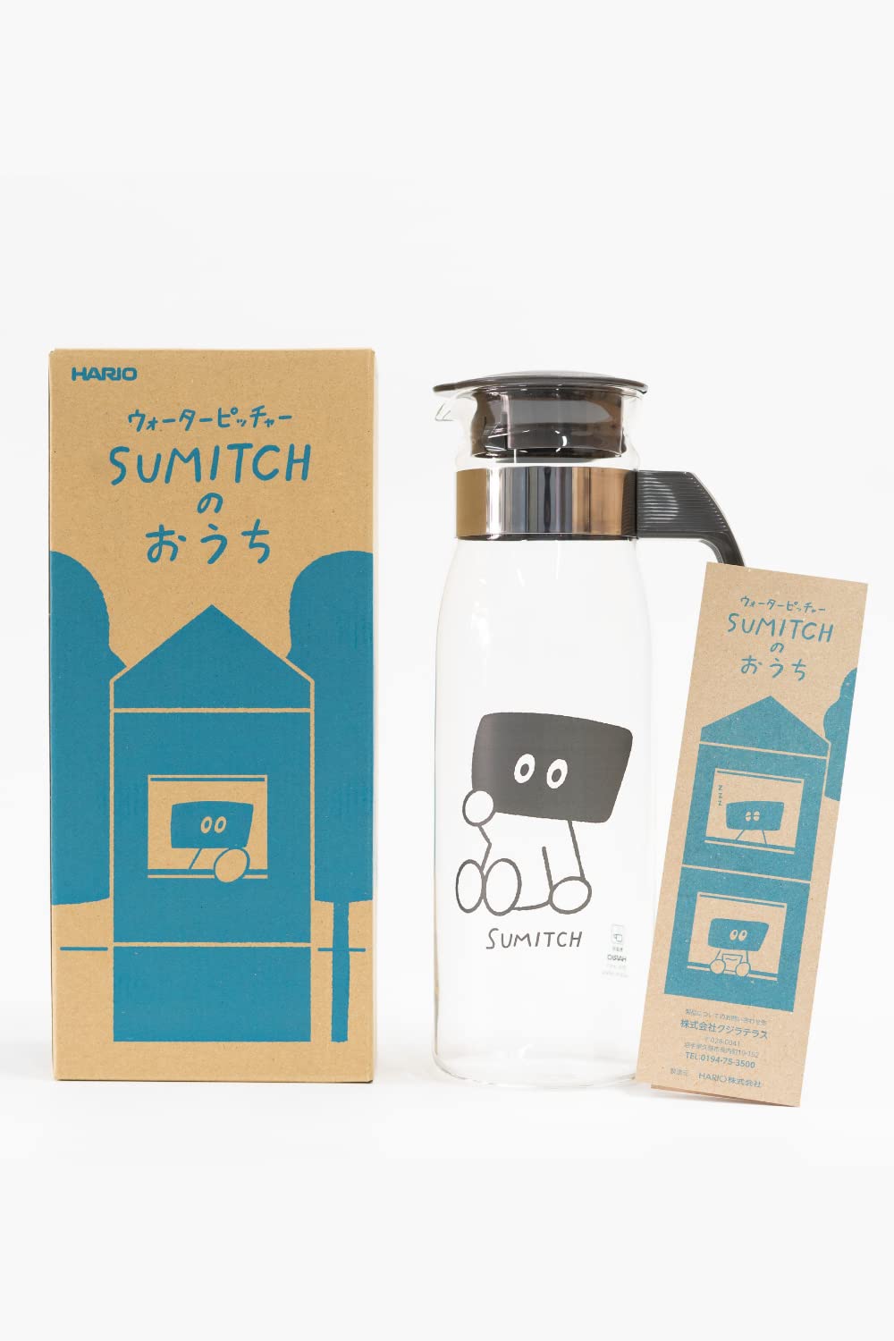 SUMITCH dedicated water pitcher made in Japan by HARIO  SUMITCH House синий