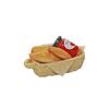 Accessori per casa delle bambole Mini set di cestini per il pane con marmellata fai da te in miniatura