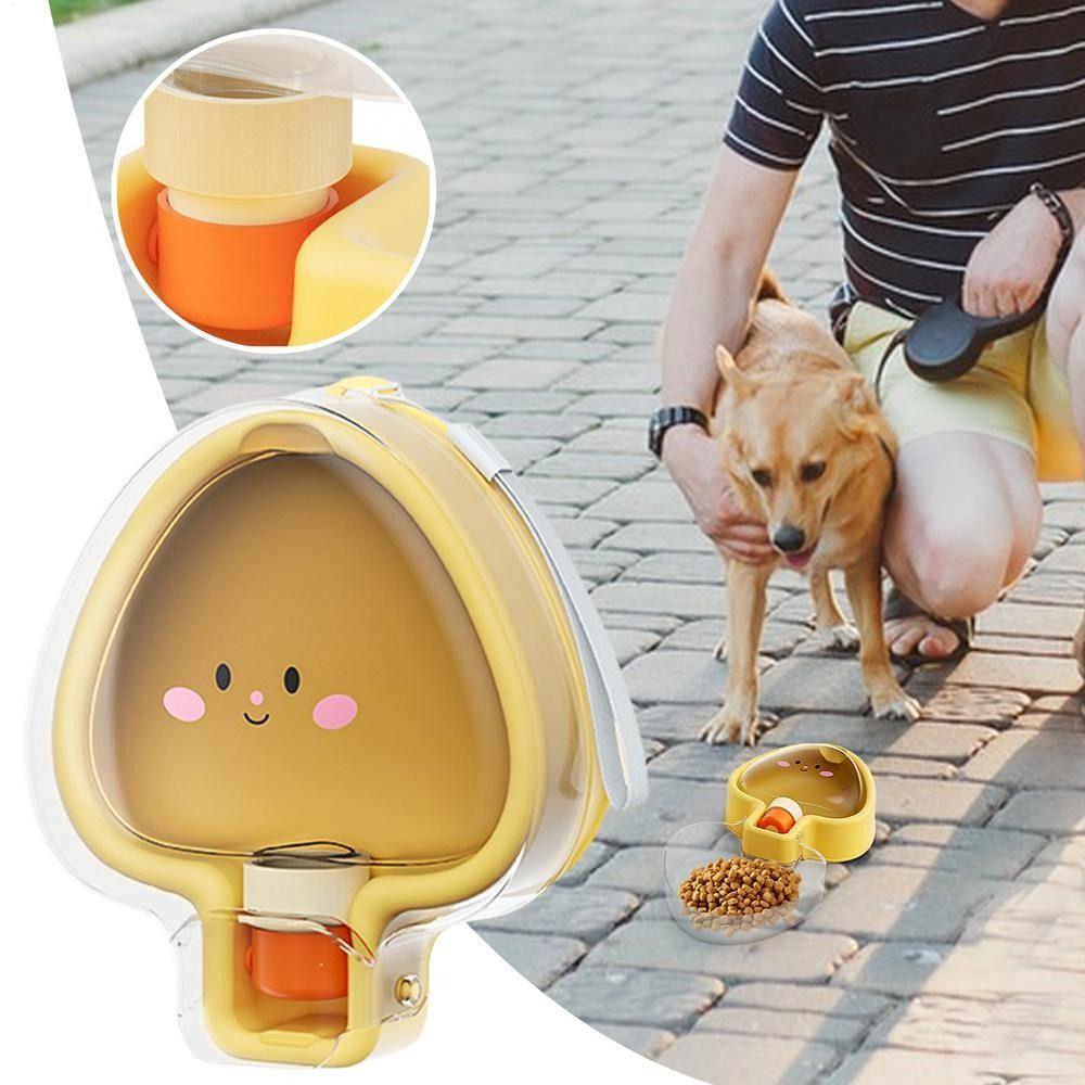 350ml Pet Accompanying Cup 2-in-1 Puppy Drinking Bowl Dog Water Bottle  Outdoor Travel Pet Supplies