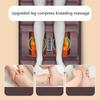 10 Vibration Motors Massage Heating Pad Full Body Massager Cushion Neck Back Waist Legs Compress Kneading Massage Mat