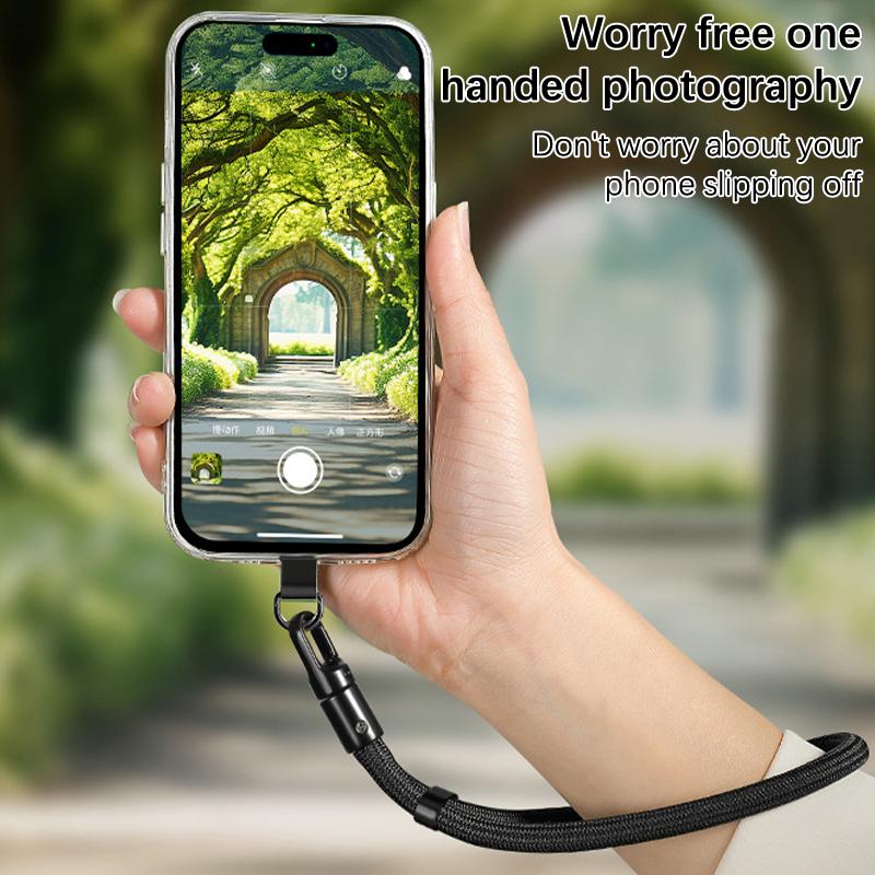 Smycz - Regulowany Pasek na Telefon Klips Uchwyt Do Wszystkich Etui na Telefon 7mm Grubości (Szyja & Ramię & Crossbody / Nadgarstek)