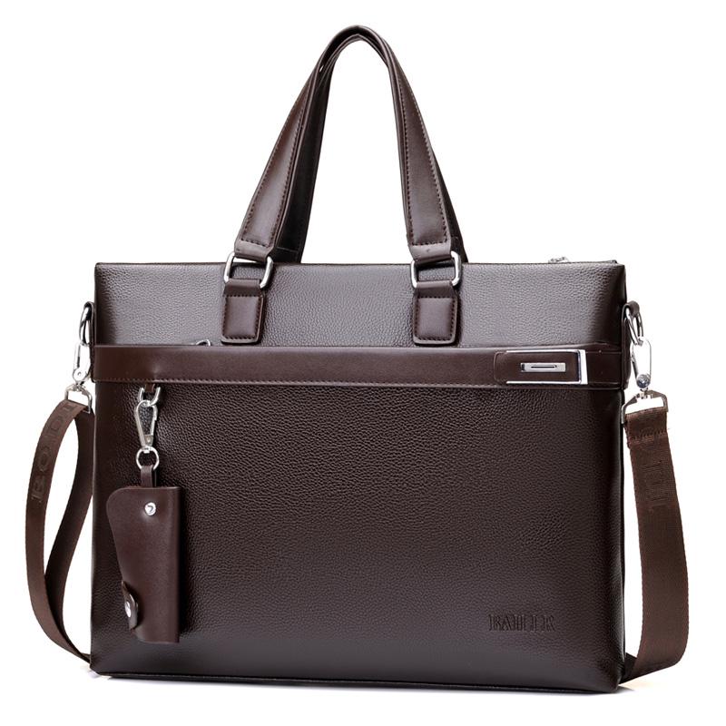 

Мужская деловая сумка-портфель из искусственной кожи через плечо, сумка-мессенджер, офисная сумка для ноутбука