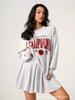 2024 Autumn/Winter Trendy Versatile Loose Fit European American Printed Round Neck Sweatshirt