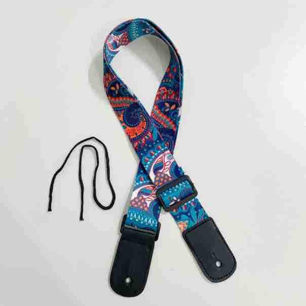 Ethnic Style Small Ukulele Hook Strap for Four-String Guitar