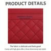 Elegant Quilted PU Clutch Wallet for Women, Urban Style Solid Color, Multi-Functional Large Capacity with Zipper Closure, Artificial Leather