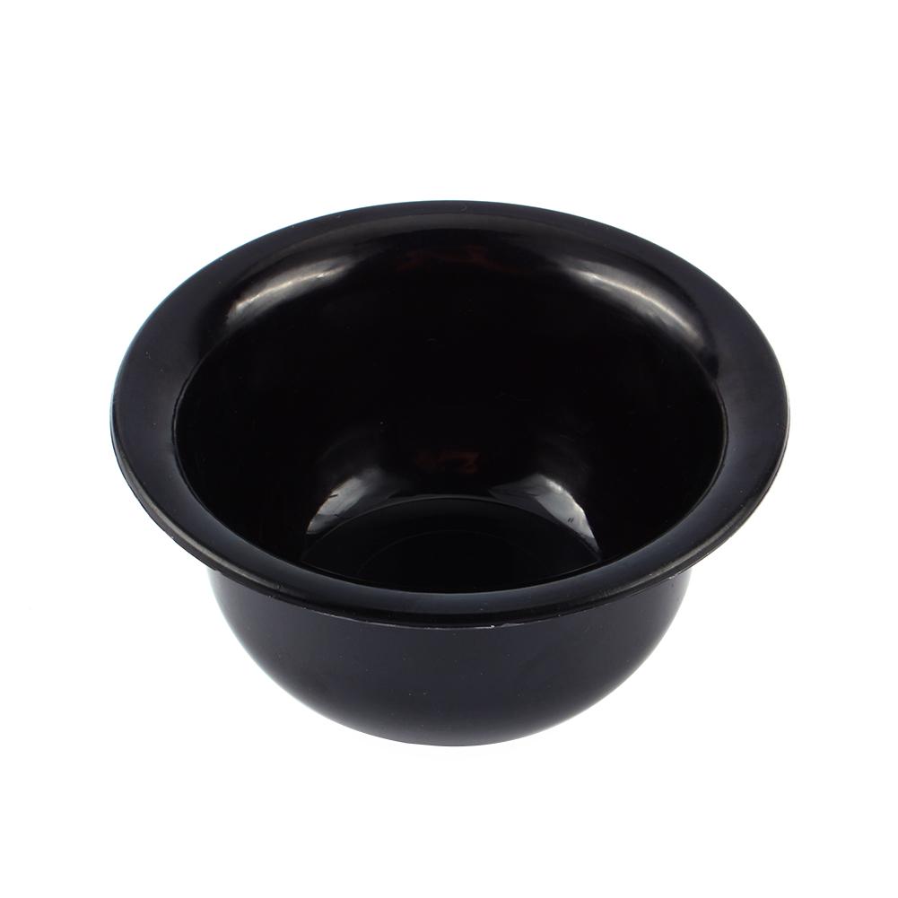 Stainless Steel Shaving Brush Stand Razor Holder and Black Shaving Bowl