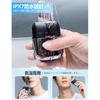Electric shaver beard shaving compact model 0.06mm ultra-thin outer blade reciprocating three-blade mens wet dry use close shave IPX7 waterproof LED