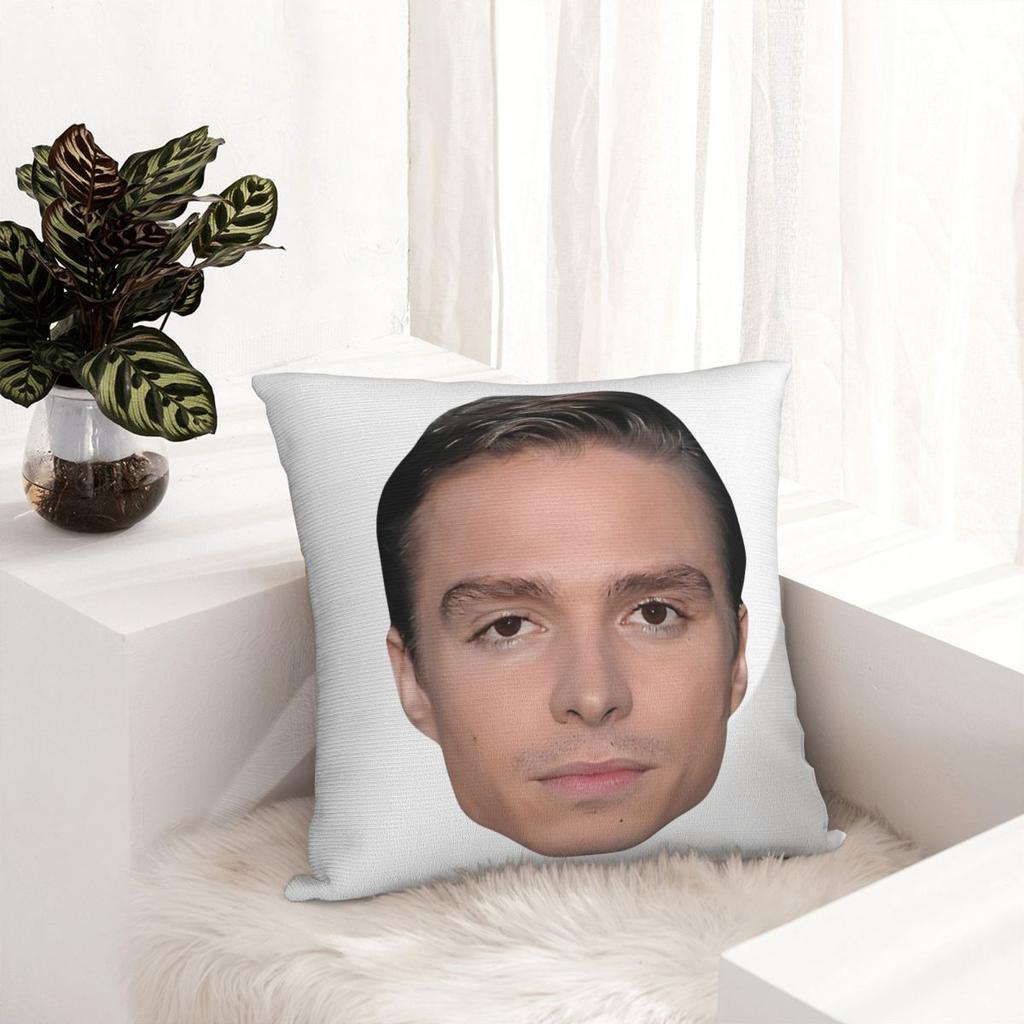 Nicholas Chavez Face Pillowcase Double-Sided Printing Polyester Cushion Cover Decorations Pillow Case Cover Home 45*45Cm