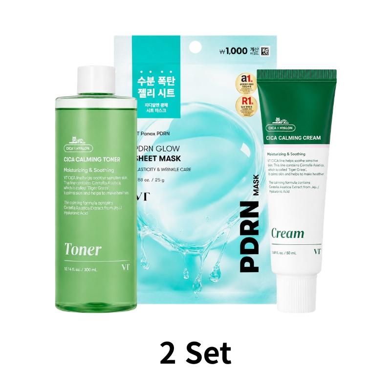 VT COSMETICS Moisturizing & Calming Solution Set