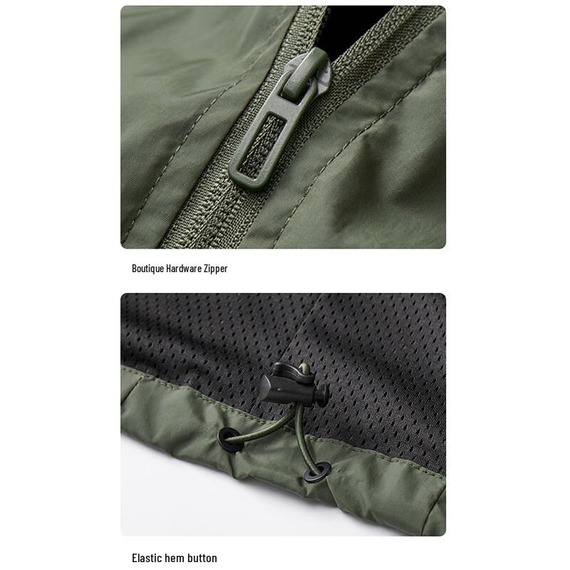 Jeep Men's Spring/Fall Outdoor Windproof Hooded Jacket