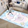 Office Rug Sanrio, Cinnamoroll Anti-Slip Rug, Machine Washable for Living Room, Bedroom, Office, Multiple Sizes, Bedroom Mat, Decorative Mat, Durable