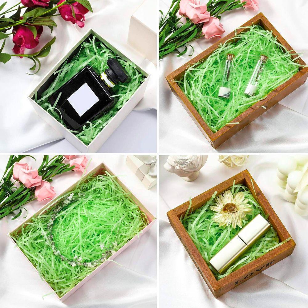 60g Raffia Paper Pink/White/Black Protect Buffer Shredded Paper Birthday Anniversary Party Gift Box Decoration Basket Filler YMY