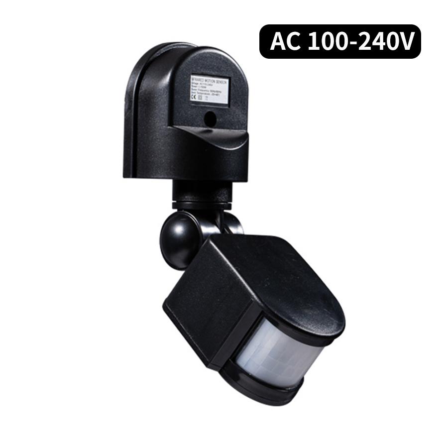 

Motion Sensor 220V 110V 12V Switch Automatic Infrared Human Body Induction Detector 180° Rotating Outdoor Light Switch
