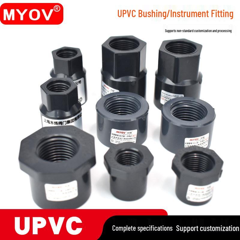 UPVC Female Thread Bushing for Pressure Gauge Instrument Fitting