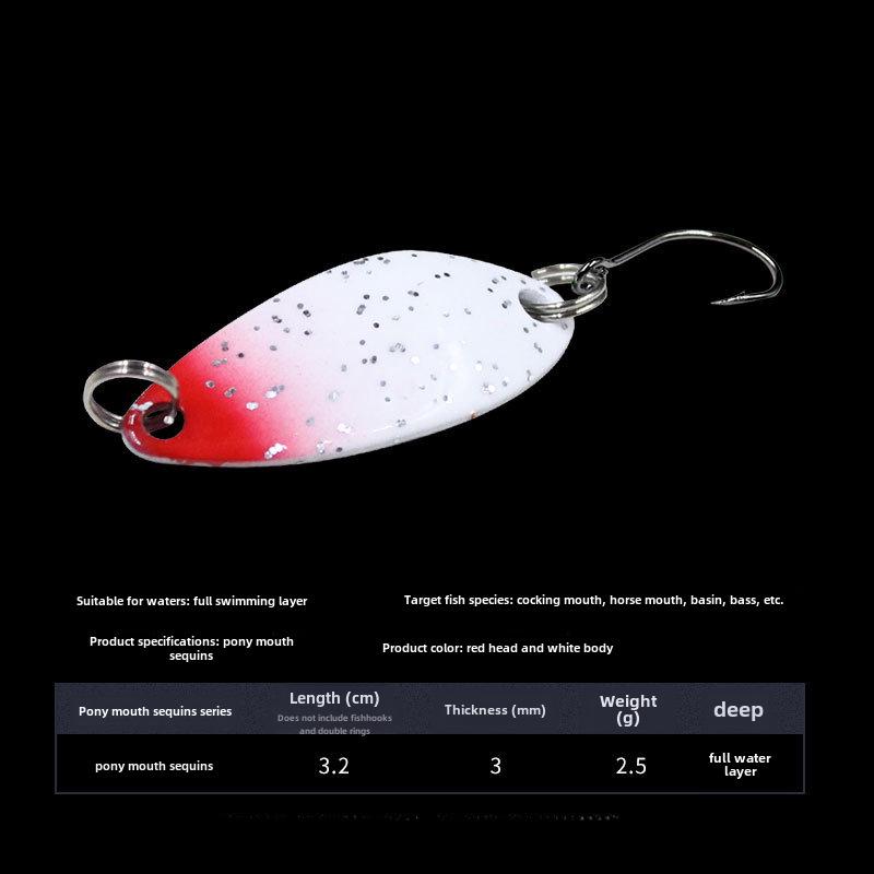 

Білий смугастий воблер для далекого закидання на окуня з блискітками