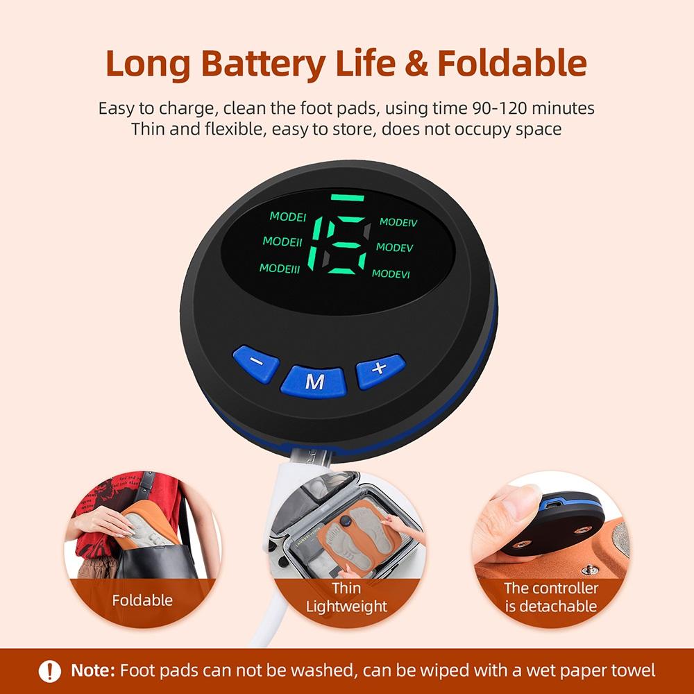 Smart 3D Foot Massage Pad Feet Massager Improve Blood Circulation Foot Massager Relax Muscles Slim Legs Rechargeable Foot Pad