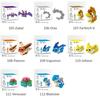 Pokemon Diy Building Blocks Figures Set Pikachu Plastic Toy Model Kids Gift