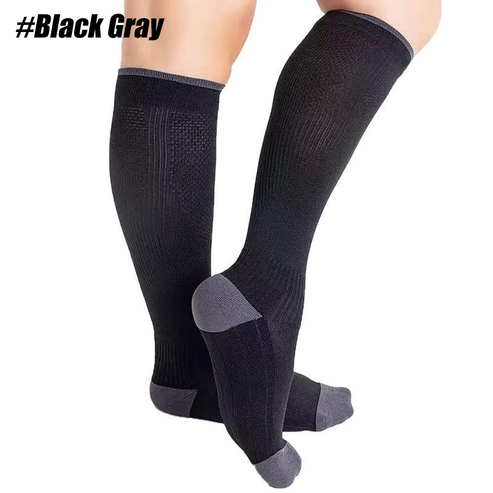 1 Pair Compression Socks For Women And Men 20-30Mmhg - Circulation Support Socks