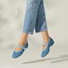 Vivaia Denim Blauw Margot Mary Jane