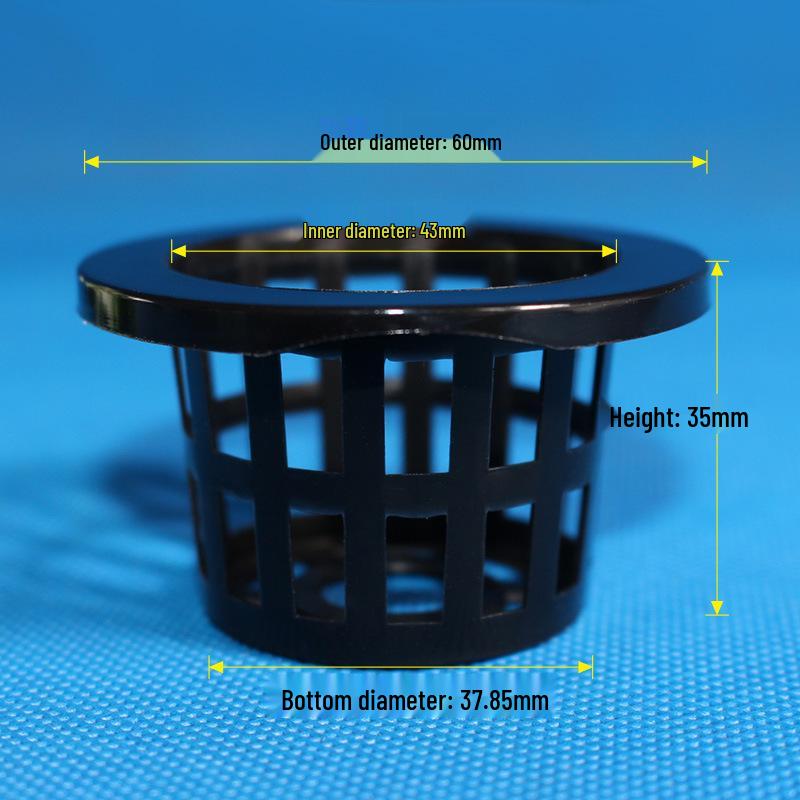 Blue Hydroponic Vegetable Planting Basket with Root Holder - No. 45 35 Soilless Cultivation Cup
