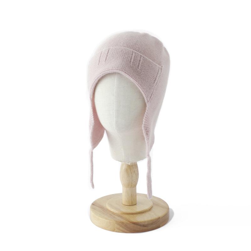 New Autumn and Winter Children's Ear Protecting Double Layered Brim  Thickened Knitted Lei Feng Caps for Boys and Girls