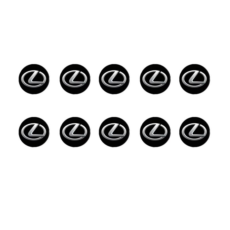 Car Remote Key Emblem Sticker Aluminum Keys Decoration Decal For Lexus F SPORT ES RX NX LS UX LM LX GX LC RZ IS CT GS RC HS SC