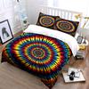 Psychedelic Three-Piece Set For Decor Exquisite Three-Piece Bedding Set Gift For Kids And Adults