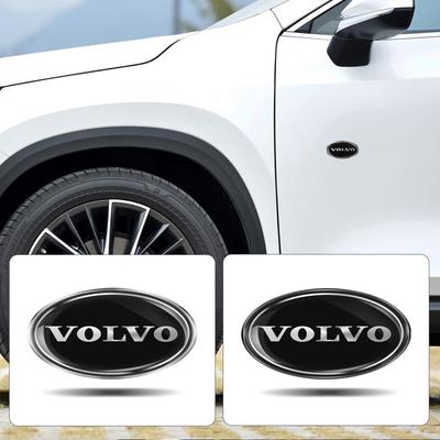 Aluminum ABS Car Badge Sticker Auto Body Trunk Decor Decals For RDESIGN XC60 XC90 S60 S80 S60L V40 AWD V90 Car Accessories