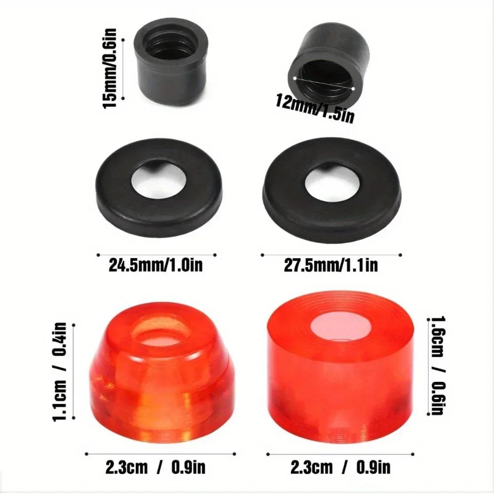 Skateboards Shock Suit Kit 90a Hard Longboard Pivot Tube Speed Ring Washers Cylindrical Bushings Conical-Bushings Accessories