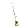Adorable Capybara Beaded Phone Charm Cute Handcrafted Resin Keychain Pendant for Young Women and Fashion Enthusiasts