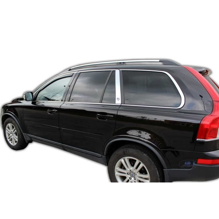 Déflecteurs d'air - J&amp;J AUTOMOTIVE - Volvo XC90 - Fumé - Acrylique renforcé - Installation facile