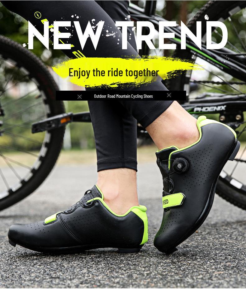 Spring/Summer Men's & Women's Clipless Mountain & Road Cycling Shoes with Hard, Wide Soles