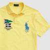 Polo Ralph Lauren SS22 Logo Print Cotton Short Sleeve Polo Shirt Men tops Yellow MNPOKNI1N821830