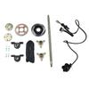 600mm Go Kart Rear Live Axle Kit with Brake Assembly Chain for 50cc 70cc 90cc ATV Quad Bike Drift Trike