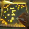 Personalized LED Night Light - Erasable Acrylic USB Message Board Kids Drawing Board Birthday Gift