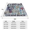 Team Conrad Turned Pretty Print Blanket For Men Women Super Soft Warm Summer Movie Beach Throw Blankets for Sofa Multiple Sizes