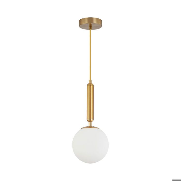 Opalglashänge 1xG9 10W – finish Guld